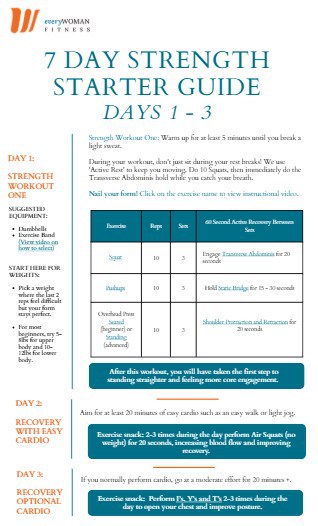 7 Day Strength Starter Guide
